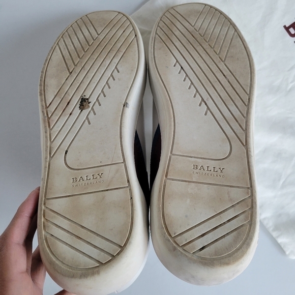Bally limited edition  leather sneakers size 44/US 11. - Picture 4 of 14